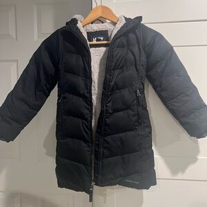 Lands' End Kids Black Puffer Jacket